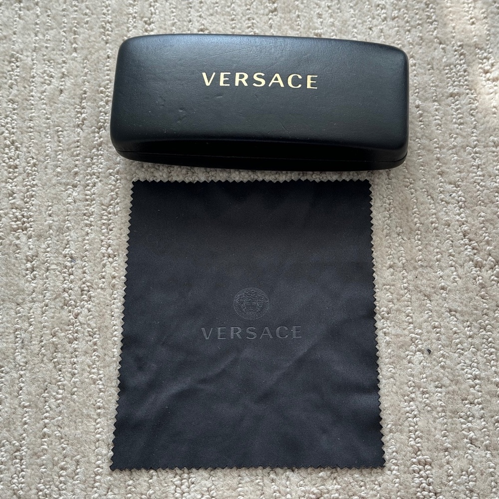 Versace Glasses Case & Microfiber Towel